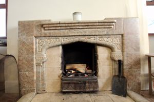 Traditional fireplace- click for photo gallery